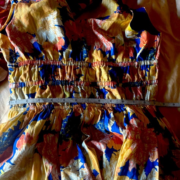 CAROLINE CONSTAS Floral Print Midi Dress | Small - Picture 10 of 14